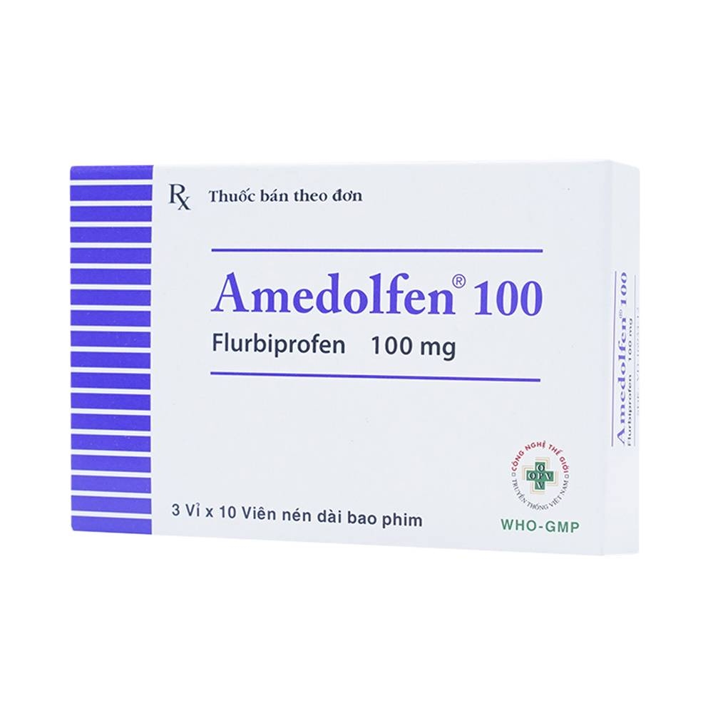 Hình ảnh Thuốc Amedolfen 100mg OPV điều trị viêm khớp, thoái hóa khớp (3 vỉ x 10 viên)