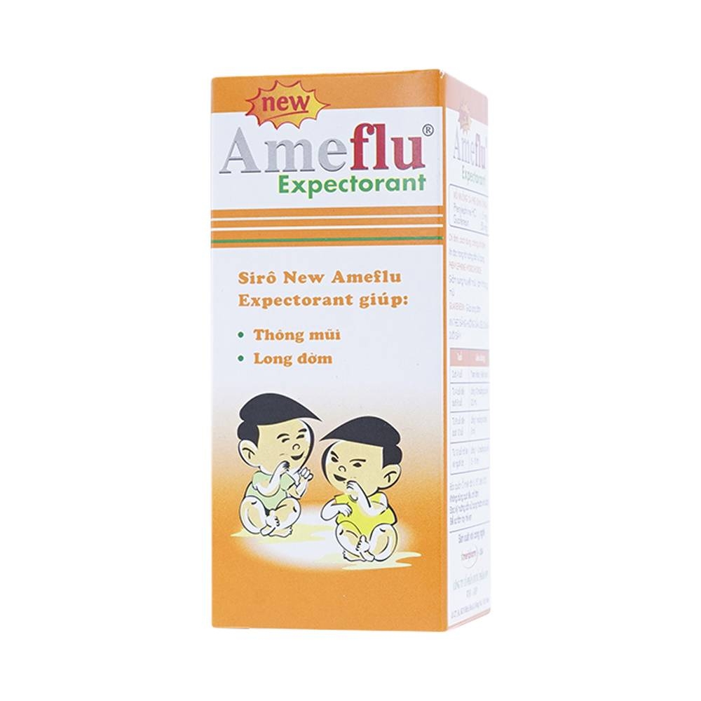 Hình ảnh Siro Ameflu Expectorant OPV thông mũi, long đờm (60ml)
