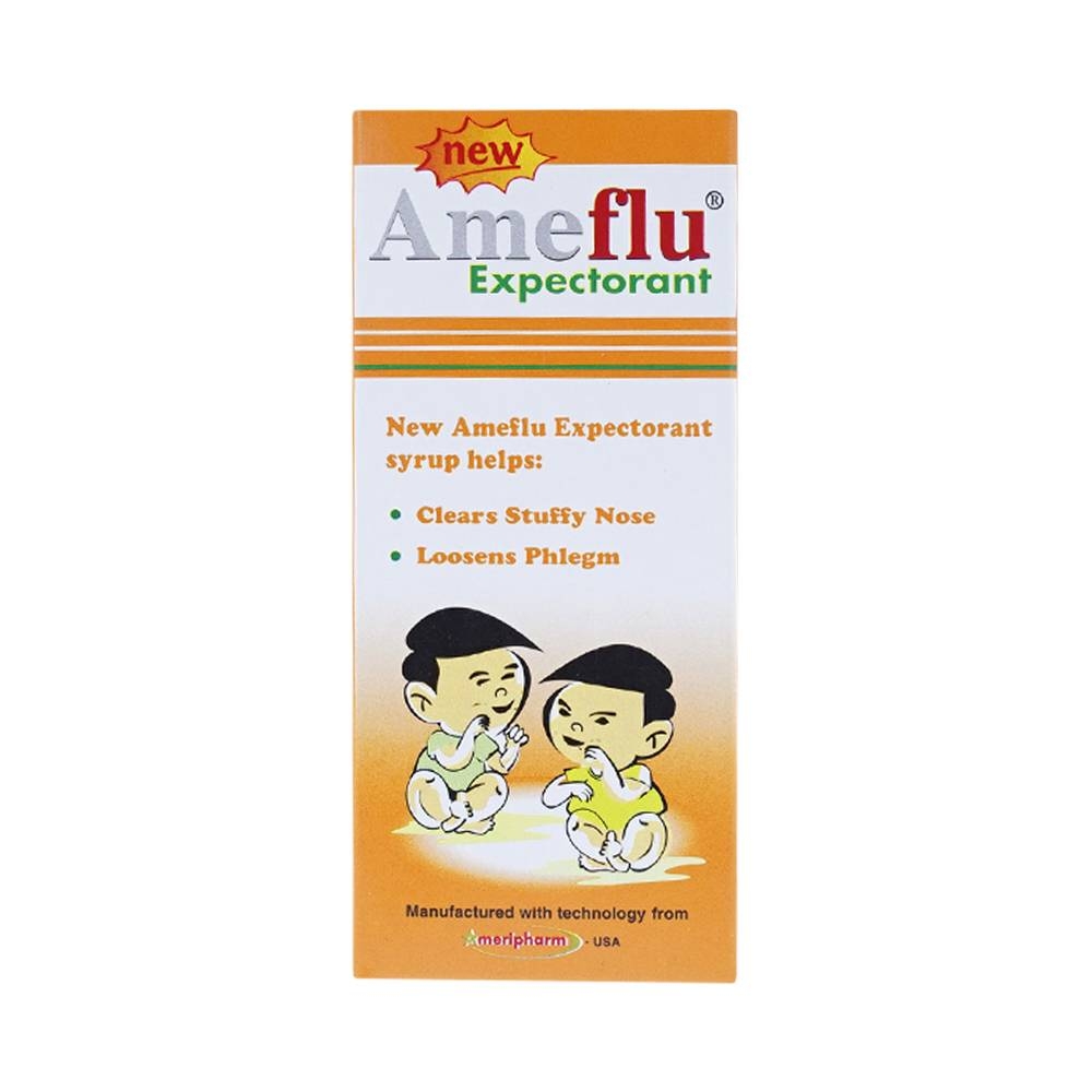 Hình ảnh Siro Ameflu Expectorant OPV thông mũi, long đờm (60ml)
