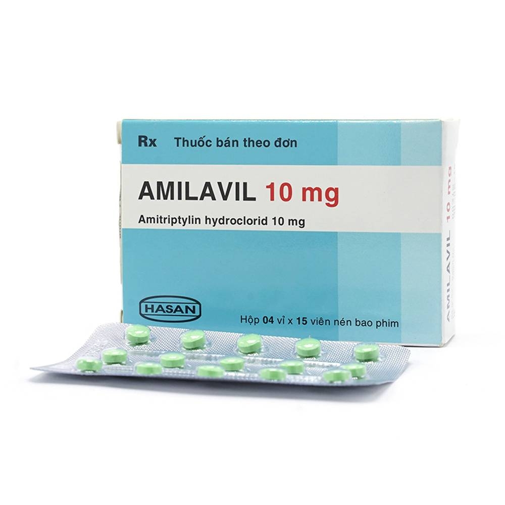 Hình ảnh Thuốc Amilavil 10mg Hasan điều trị trầm cảm, đau thần kinh (4 vỉ  x 15 viên)