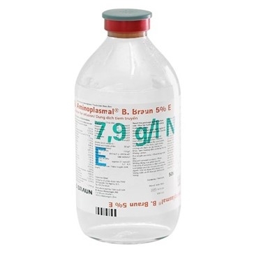 Hình ảnh Dung dịch truyền tĩnh mạch Aminoplasmal 5% B.Braun cung cấp amino acid (250ml)