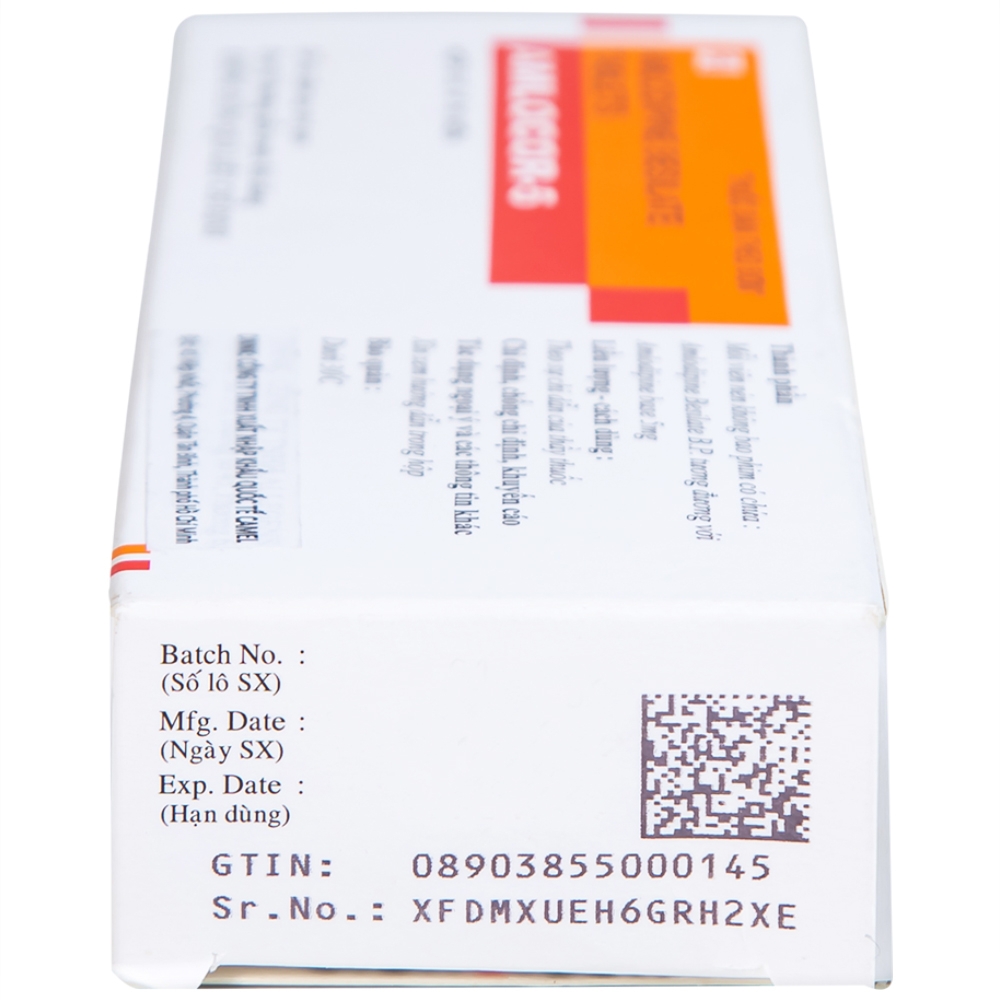 Hình ảnh Thuốc Amlocor-5 Torrent điều trị tăng huyết áp, đau thắt ngực (3 vỉ x 10 viên)