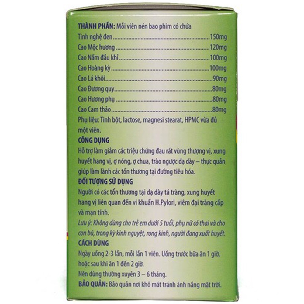 Hình ảnh Viên uống An Dạ Kingphar hỗ trợ giảm chứng đau rát vùng thượng vị, xung huyết hang vị (40 viên)