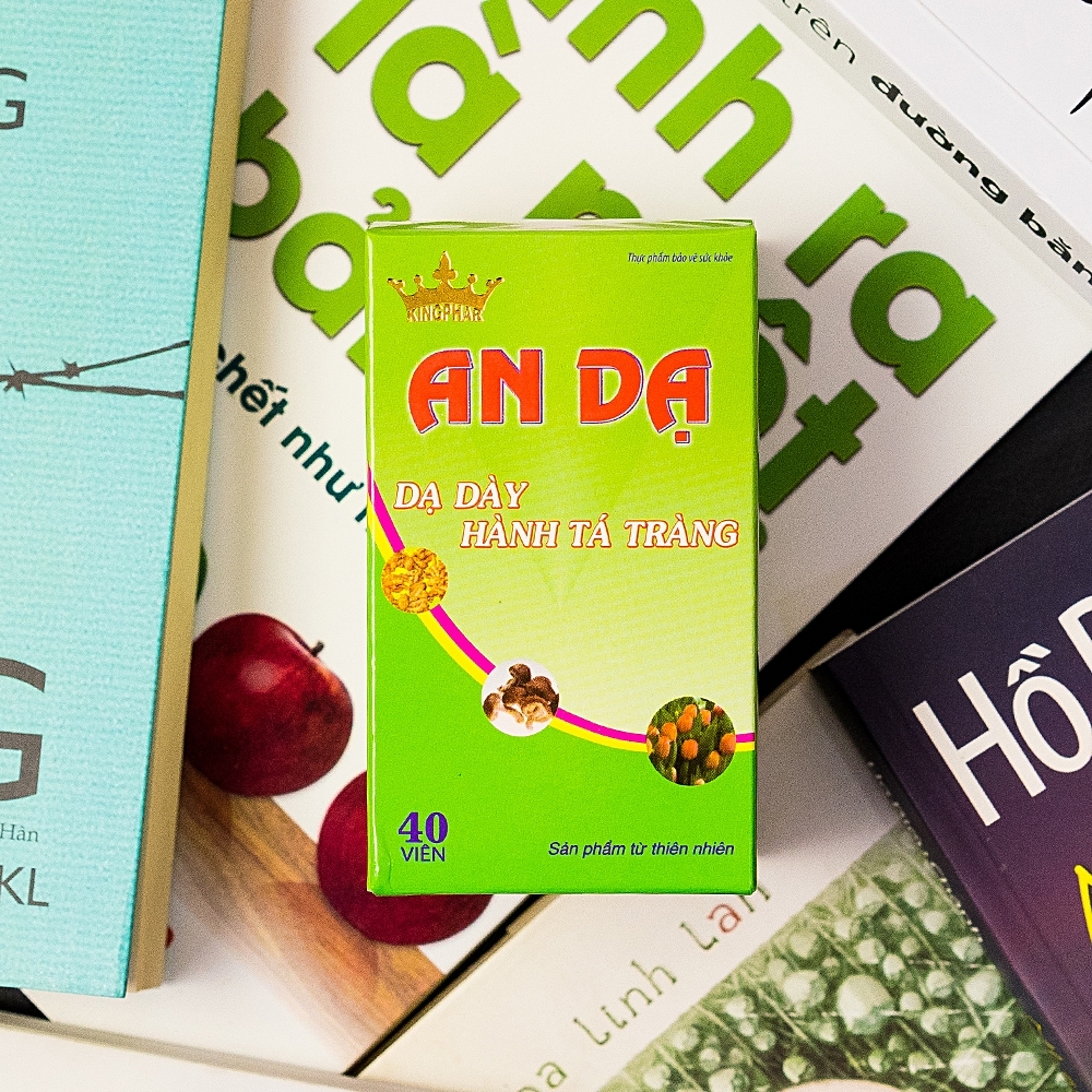 Hình ảnh Viên uống An Dạ Kingphar hỗ trợ giảm chứng đau rát vùng thượng vị, xung huyết hang vị (40 viên)