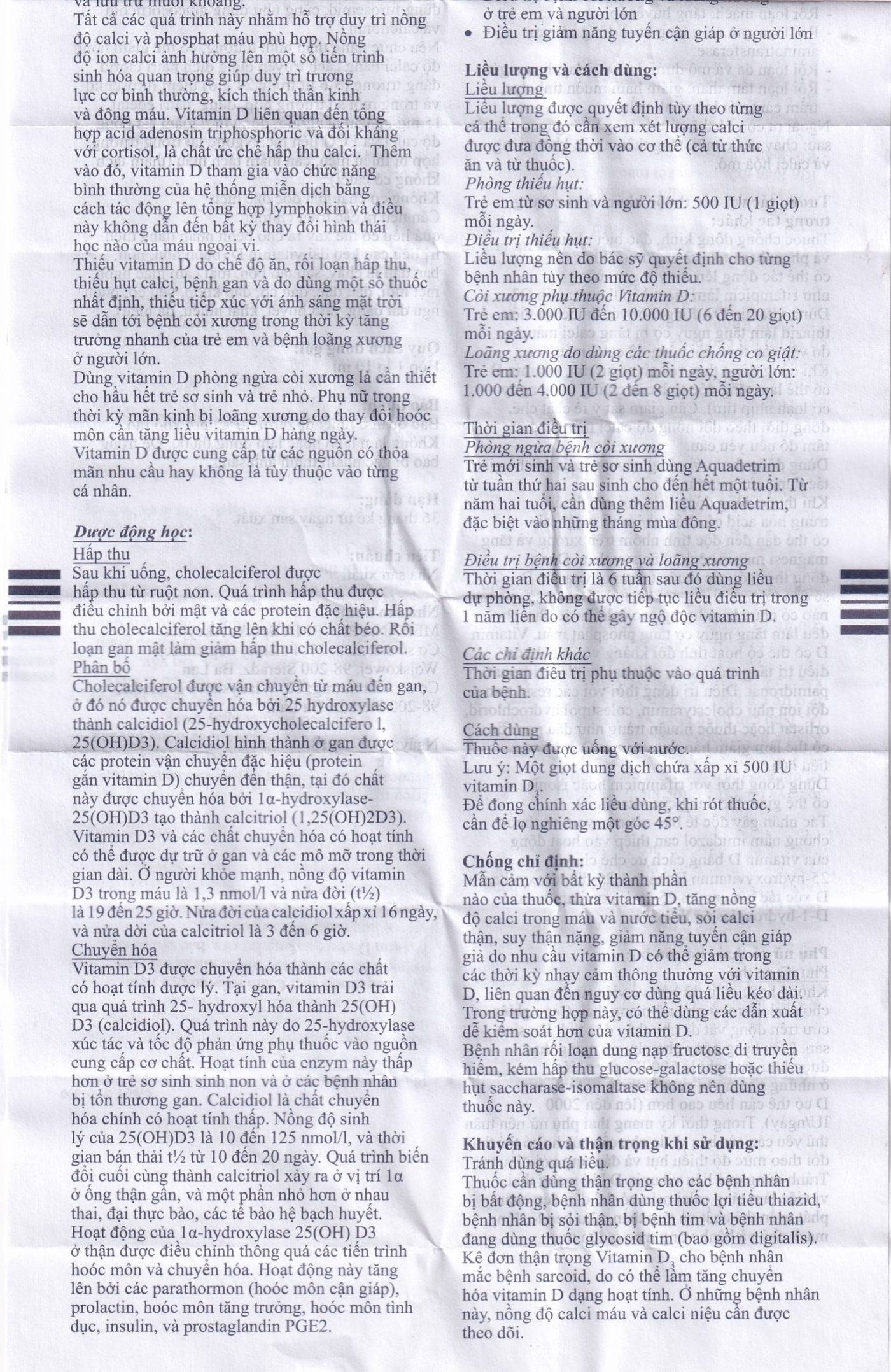 Hình ảnh Dung dịch uống Aquadetrim Vitamin D3 Medana phòng ngừa còi xương, loãng xương (10ml)