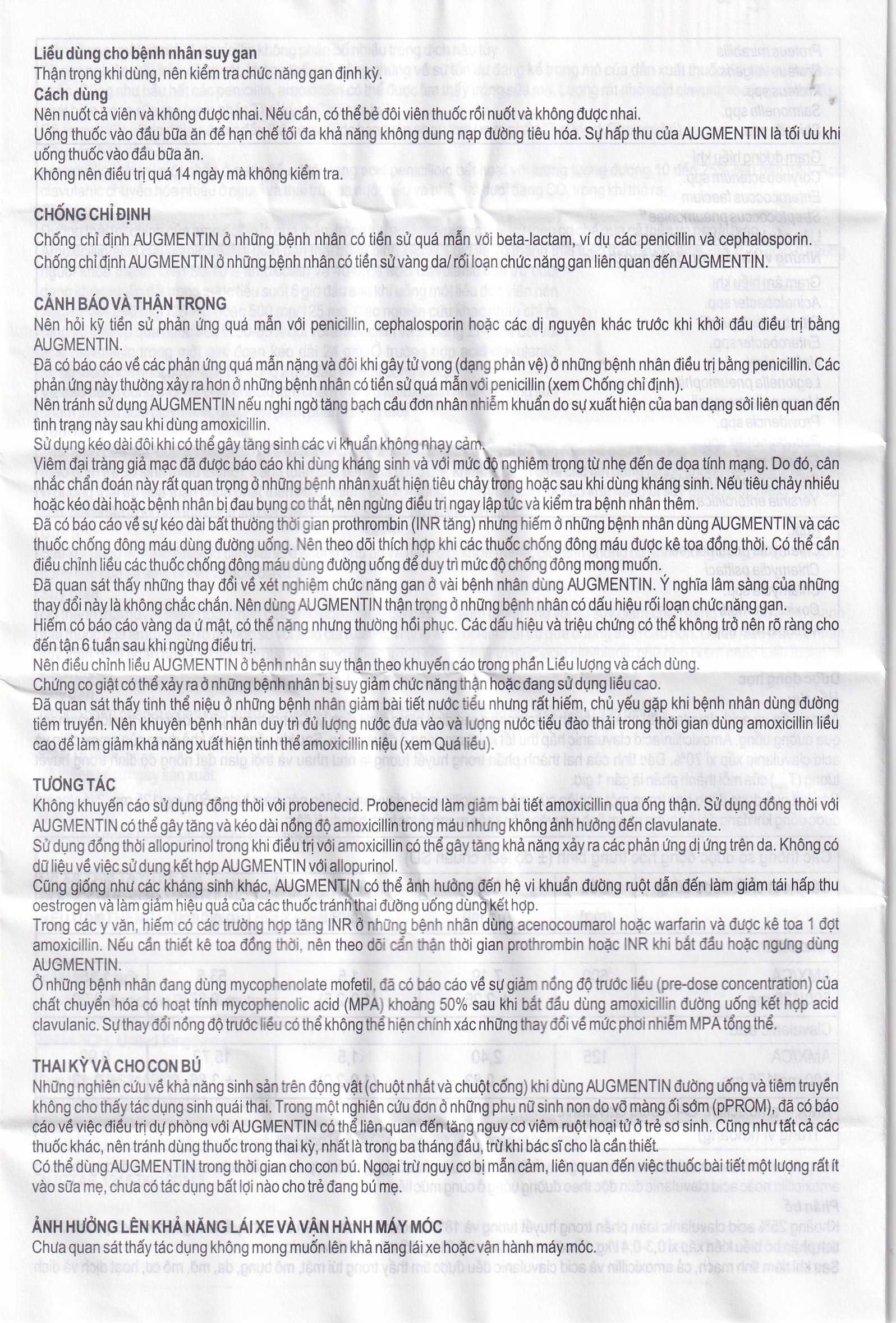Hình ảnh Thuốc Augmentin 1g GSK điều trị nhiễm khuẩn (2 vỉ x 7 viên)