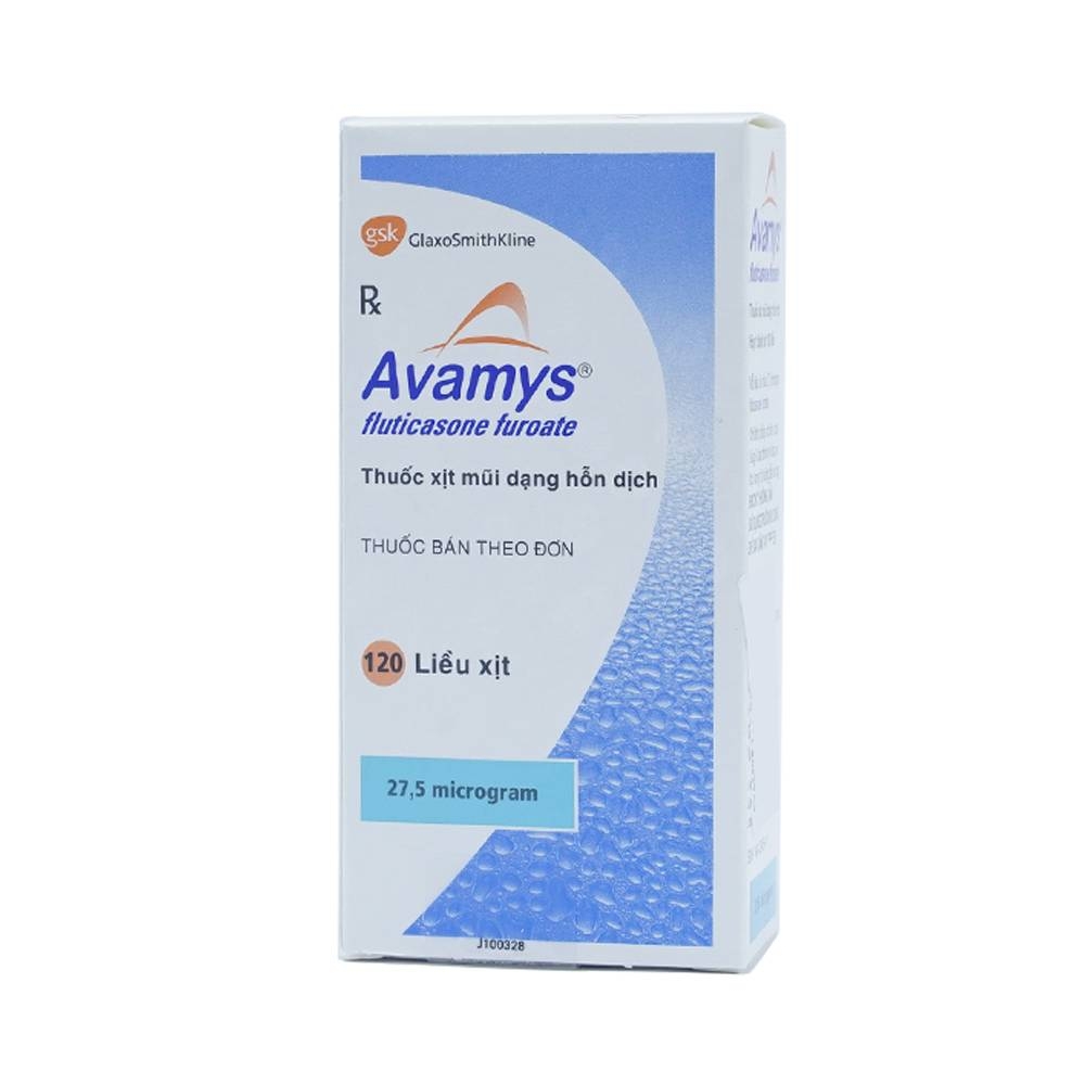 Hình ảnh Thuốc xịt mũi Avamys 27.5mcg GSK điều trị chảy nước mũi, xung huyết mũi (120 liều xịt)