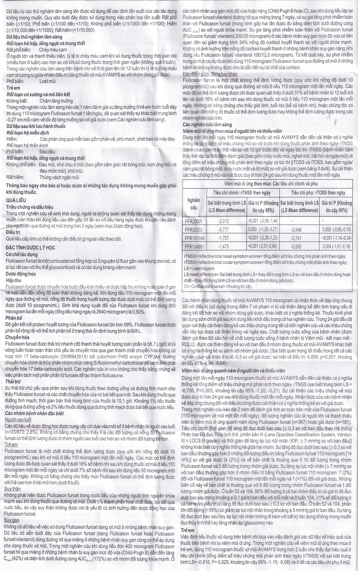 Hình ảnh Thuốc xịt mũi Avamys 27.5mcg GSK điều trị chảy nước mũi, xung huyết mũi (120 liều xịt)