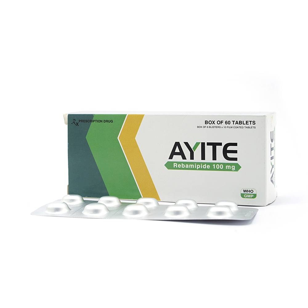 Hình ảnh Thuốc Ayite 100mg Davipharm điều trị loét dạ dày (6 vỉ x 10 viên)