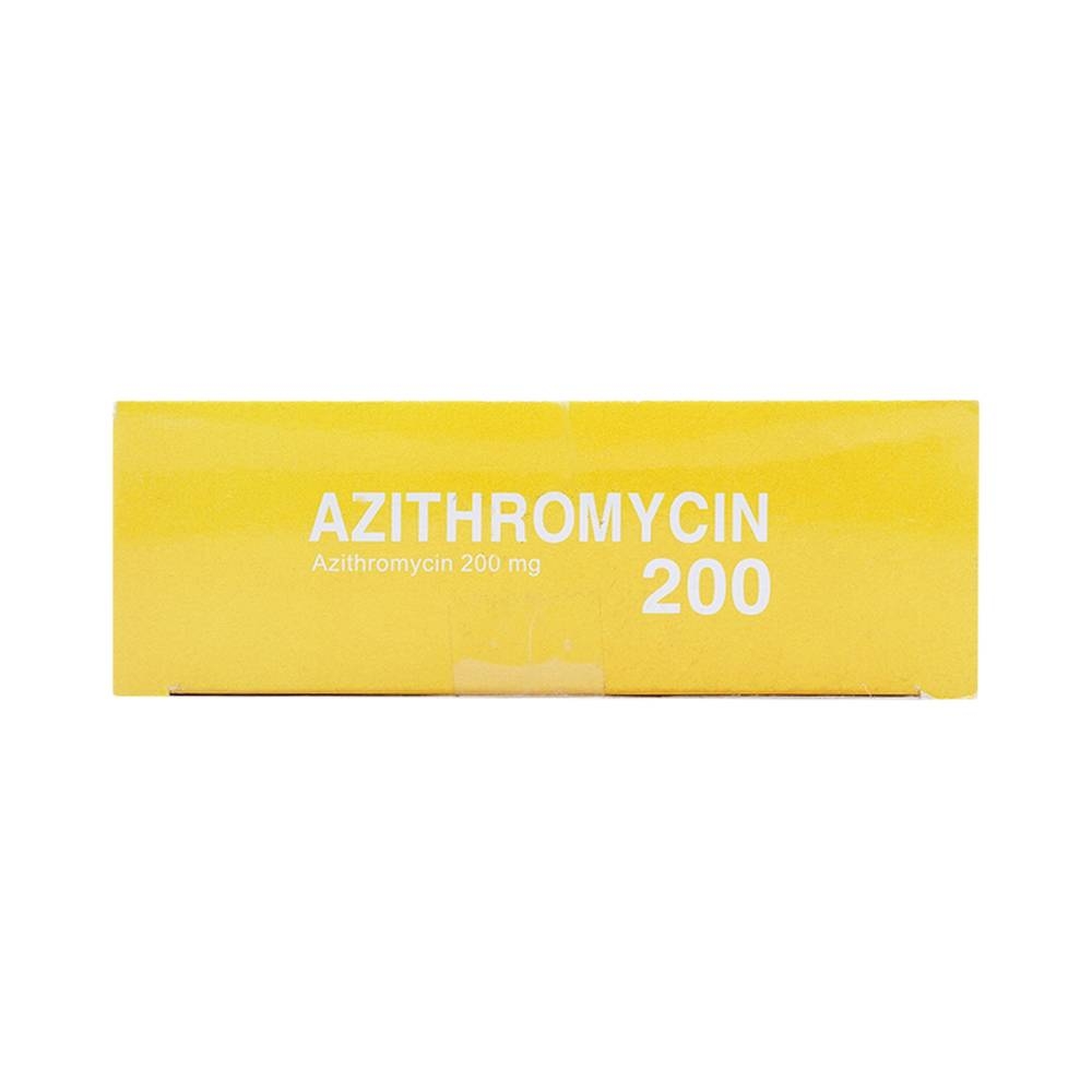 Hình ảnh Bột Azithromycin 200 DHG điều trị nhiễm khuẩn (24 gói)