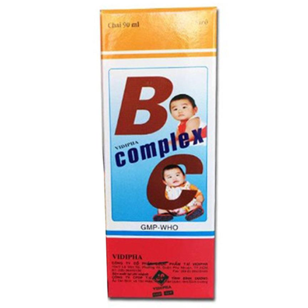 Hình ảnh Siro B Complex C Vidipha bổ sung các vitamin nhóm B, C (90ml)