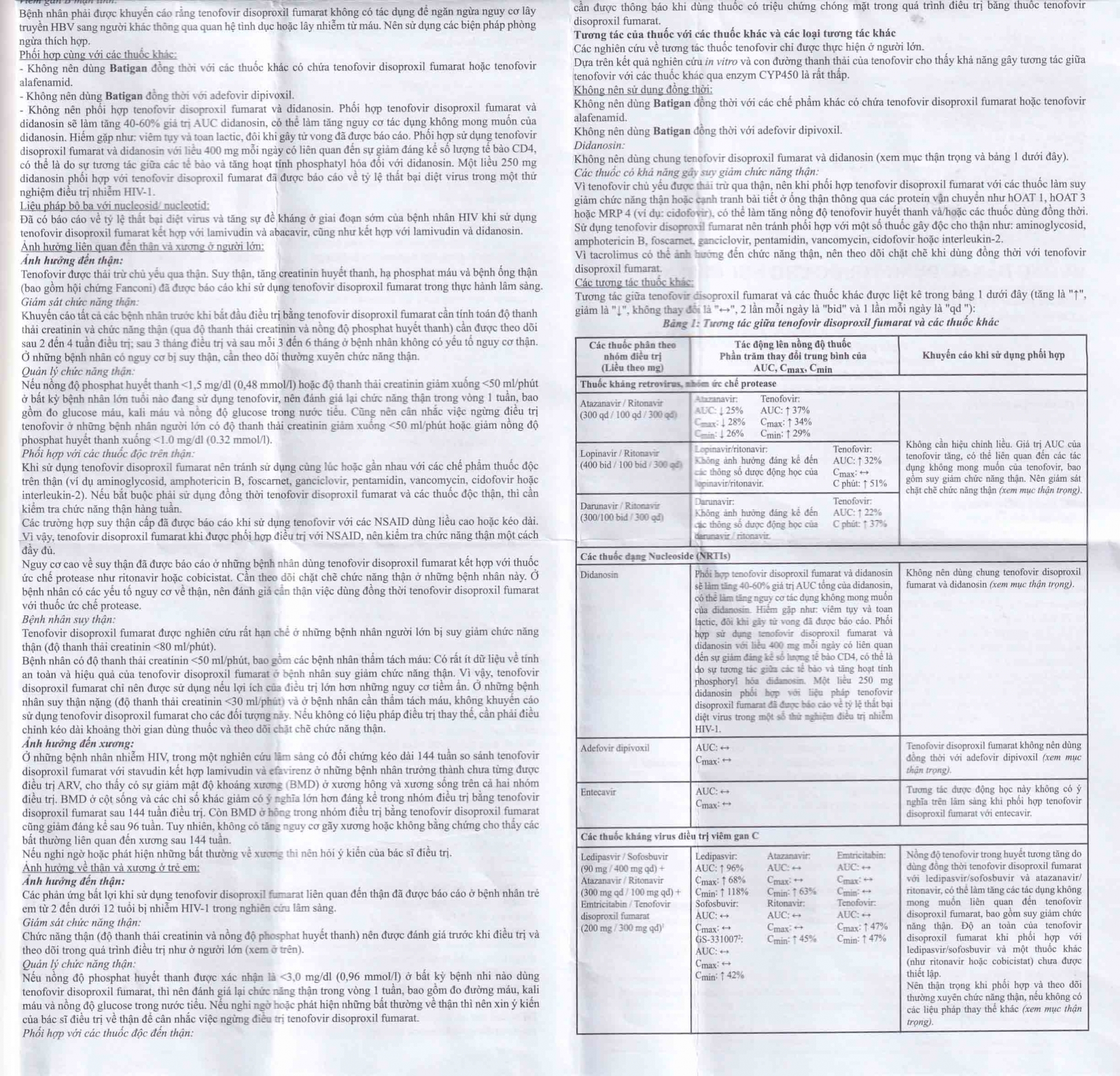 Hình ảnh Thuốc Batigan 300mg Phương Đông hỗ trợ điều trị nhiễm HIV-1, viêm gan B mạn tính (3 vỉ x 10 viên)