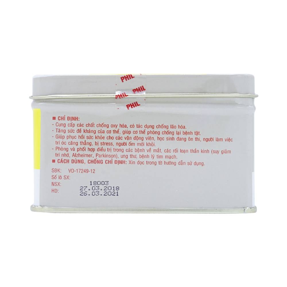 Hình ảnh Thuốc Belafcap Phil cung cấp vitamin, khoáng chất, tăng đề kháng (10 vỉ x 10 viên)