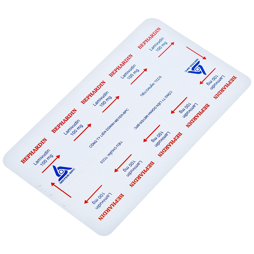 Hình ảnh Thuốc Bephardine 100mg điều trị viêm gan siêu vi B mạn tính (3 vỉ x 10 viên)
