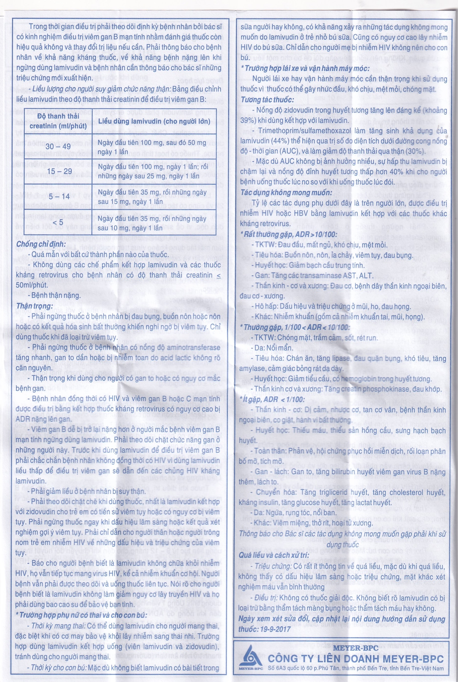 Hình ảnh Thuốc Bephardine 100mg điều trị viêm gan siêu vi B mạn tính (3 vỉ x 10 viên)