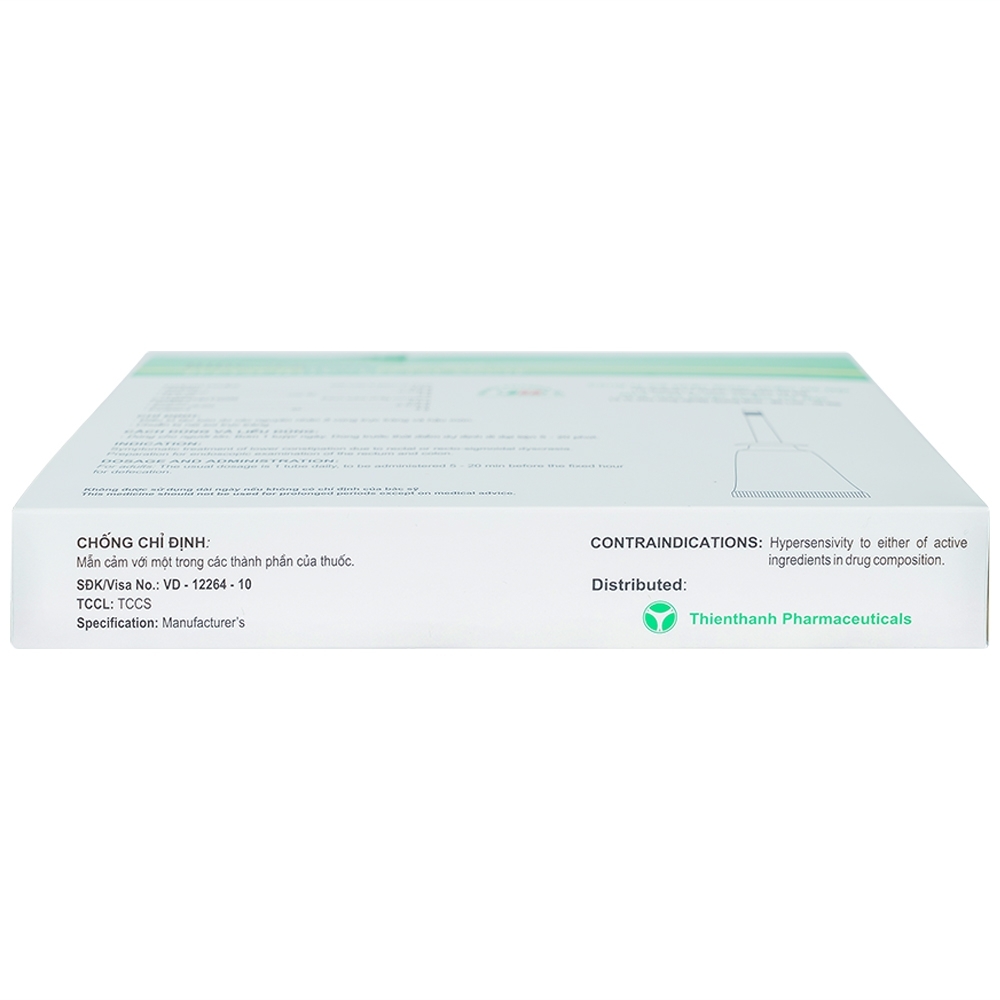 Hình ảnh Gel dùng đường trực tràng Bibonlax Adults Hanoi Pharma điều trị táo bón (10 ống x 8g)