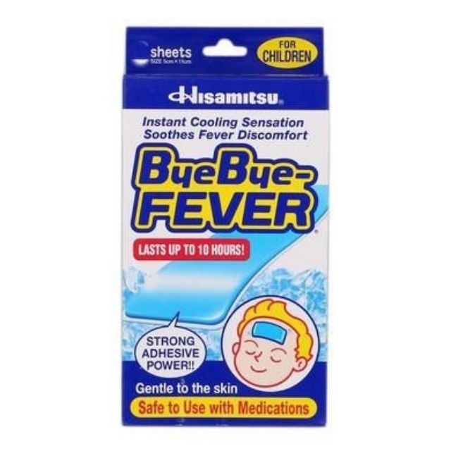 Hình ảnh Miếng dán giảm sốt, hạ nhiệt nhanh Bye Bye Fever Hisamitsu kéo dài đến 10 giờ (8 gói x 2 miếng)