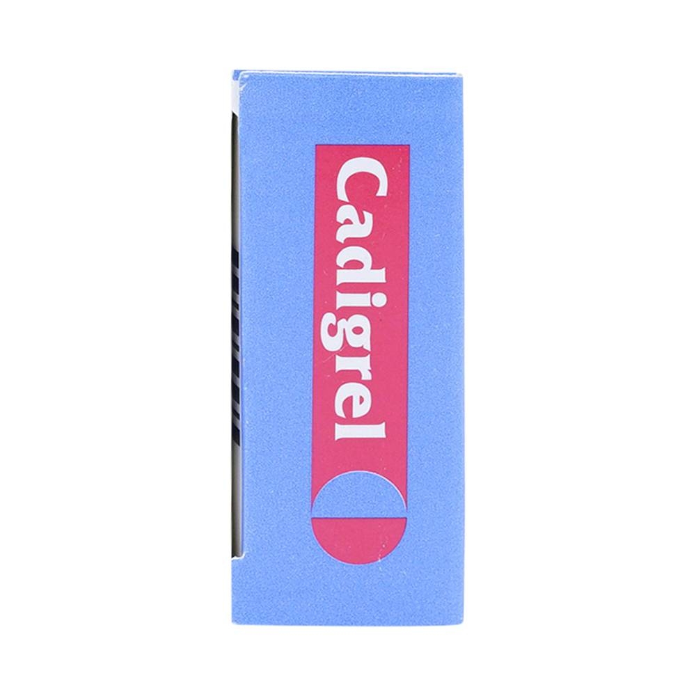 Hình ảnh Thuốc Cadigrel 75mg Cadila ngăn ngừa huyết khối động mạch (3 vỉ x 10 viên)