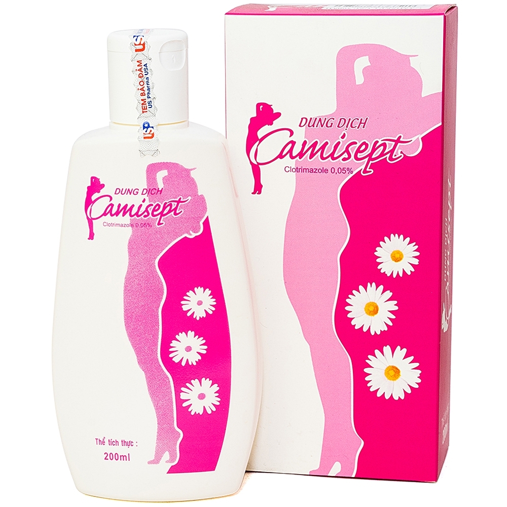 Hình ảnh Dung dịch Camisept USP phòng ngừa nấm phụ khoa (200ml)
