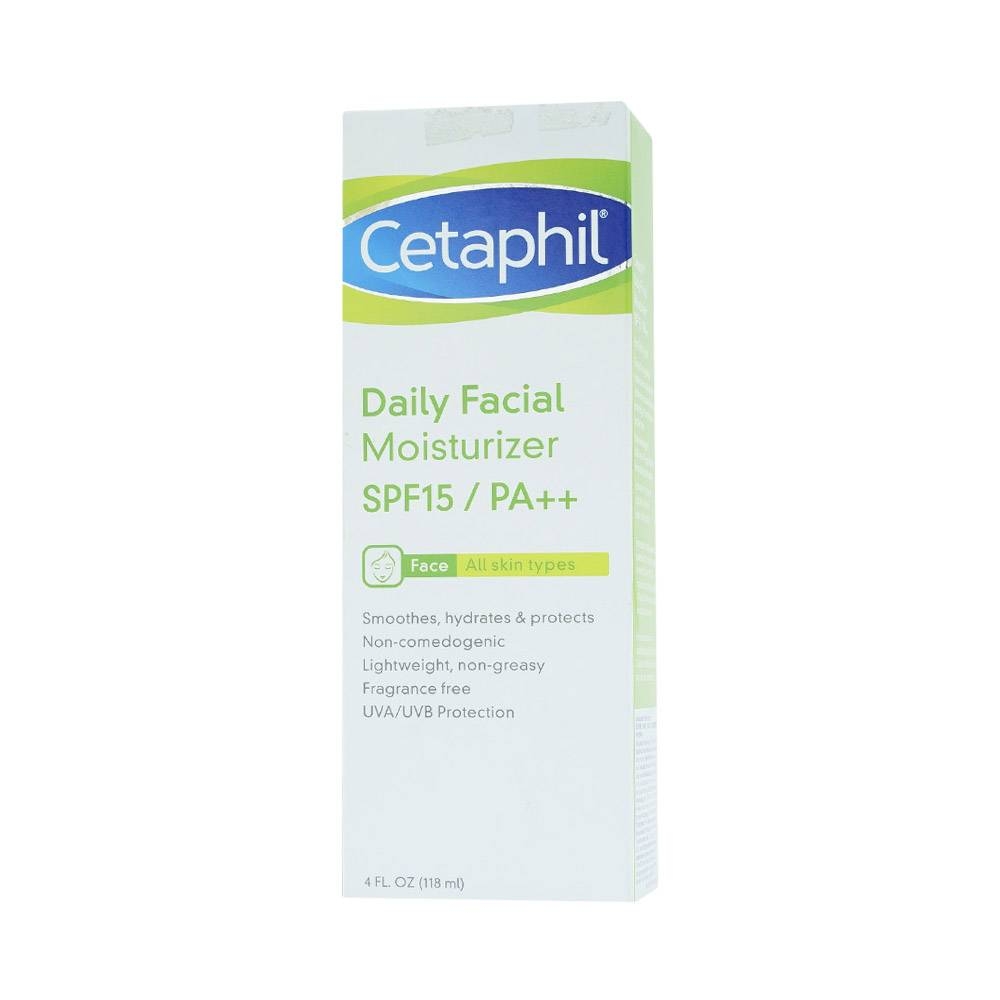 Hình ảnh Kem chống nắng Cetaphil Daily Facial Moisturizer SPF15/PA++ dành cho mọi loại da (118ml)
