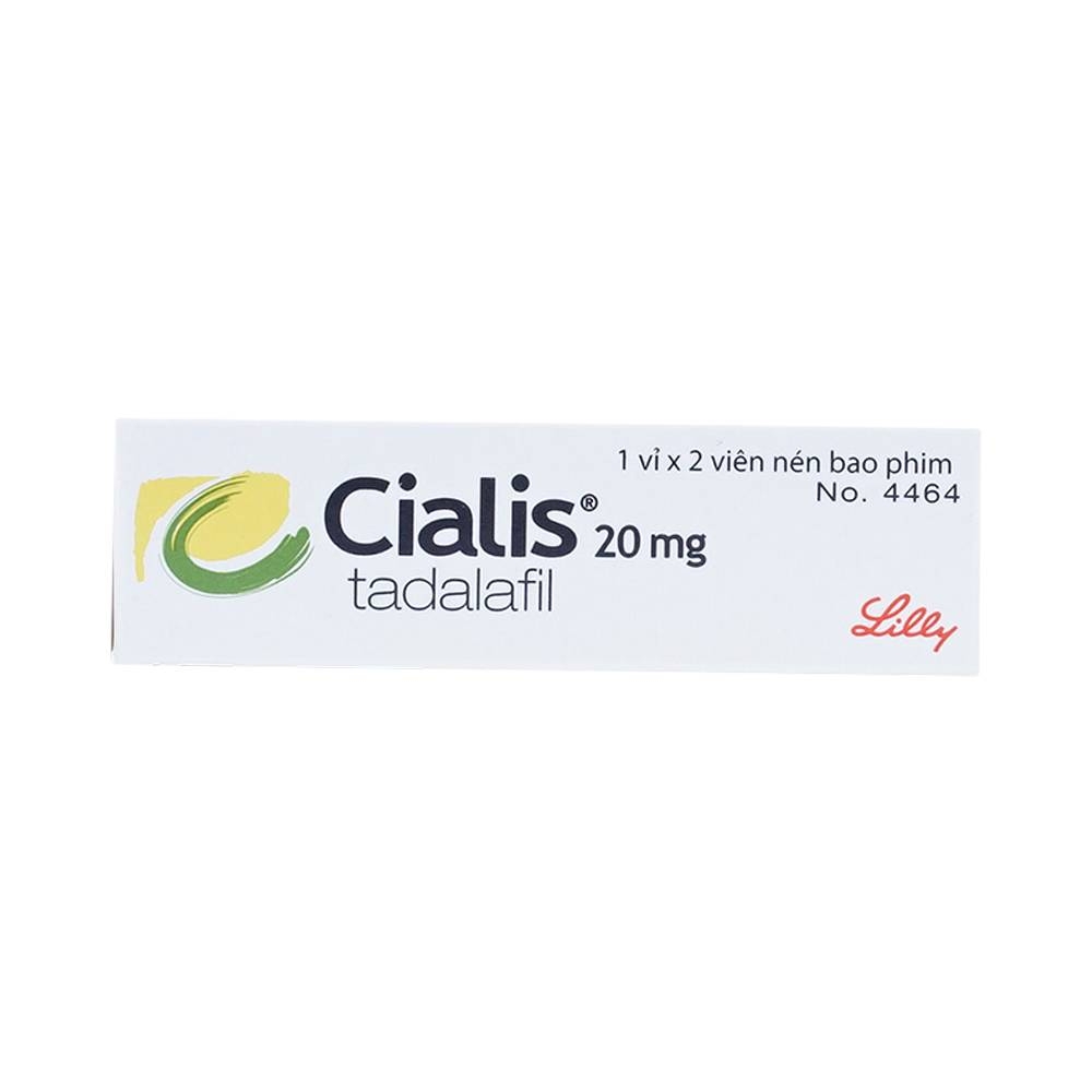 Hình ảnh Thuốc Cialis Lilly điều trị rối loạn cương dương (1 vỉ x 2 viên)