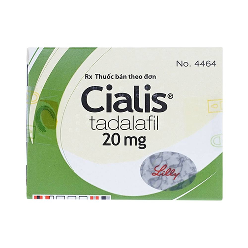 Hình ảnh Thuốc Cialis Lilly điều trị rối loạn cương dương (1 vỉ x 2 viên)