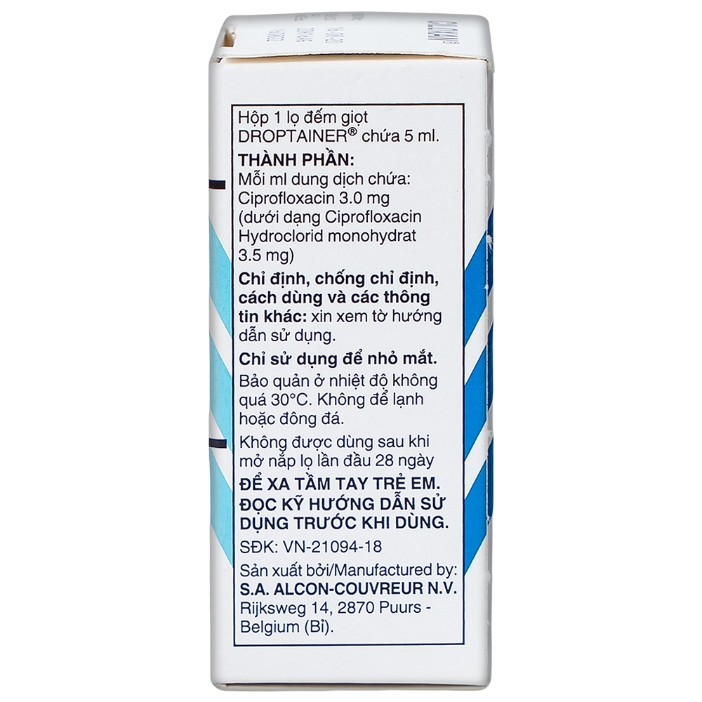 Hình ảnh Thuốc nhỏ mắt Ciloxan Alcon điều trị loét giác mạc, viêm kết mạc (5ml)