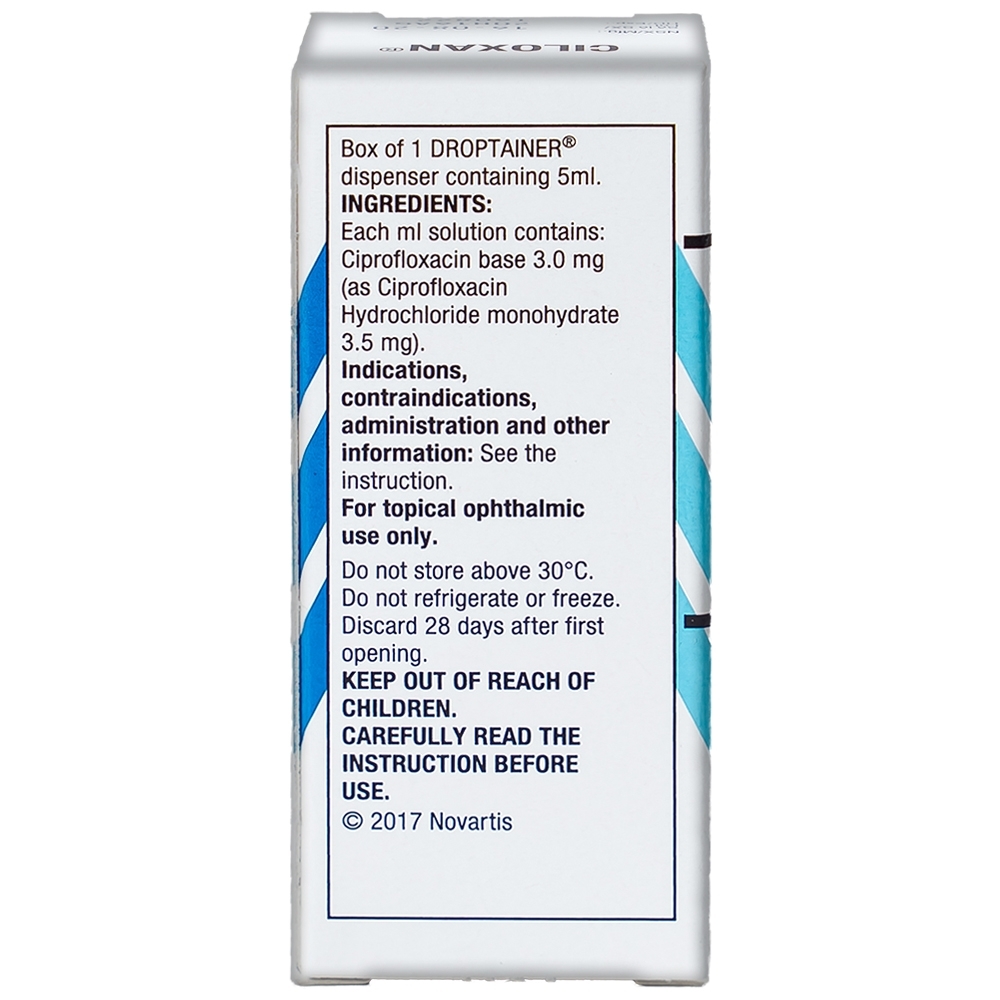 Hình ảnh Thuốc nhỏ mắt Ciloxan Alcon điều trị loét giác mạc, viêm kết mạc (5ml)