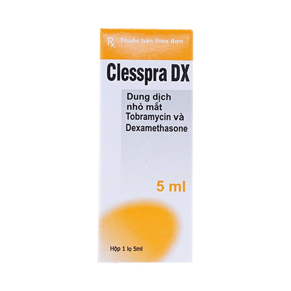 Hình ảnh Thuốc nhỏ mắt Clesspra DX điều trị nhiễm khuẩn mắt (5ml)
