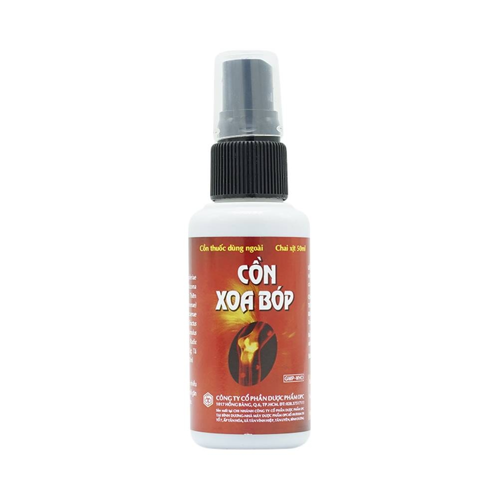 Hình ảnh Cồn xoa bóp OPC hỗ trợ giảm nhức mỏi, thấp khớp, bong gân (50ml)