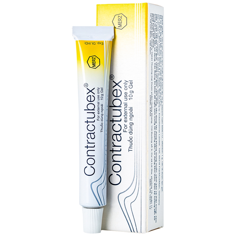 Hình ảnh Gel Contractubex Merz điều trị sẹo lồi, sẹo phì đại (10g)
