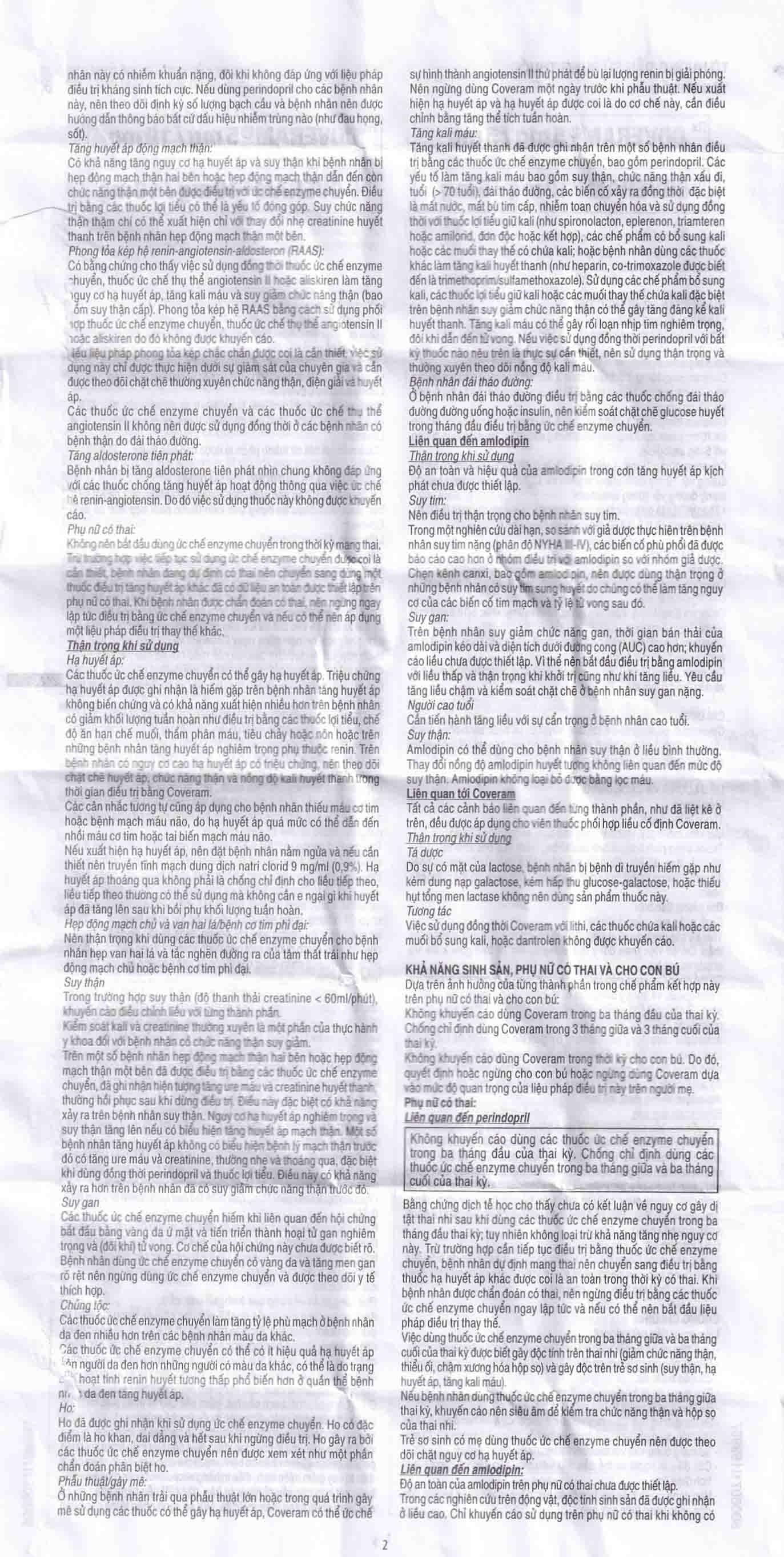 Hình ảnh Thuốc Coveram 10mg/5mg Servier điều trị tăng huyết áp (30 viên)