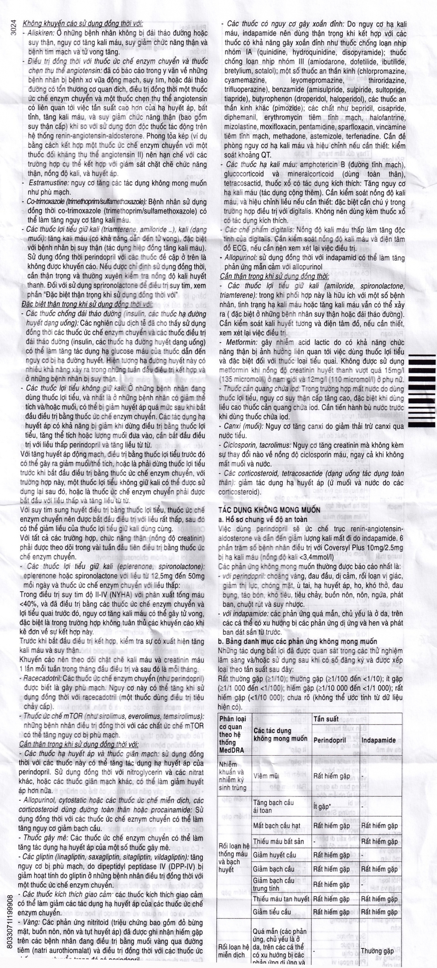 Hình ảnh Thuốc Coversyl Plus 10mg/2.5mg Servier điều trị tăng huyết áp (30 viên)