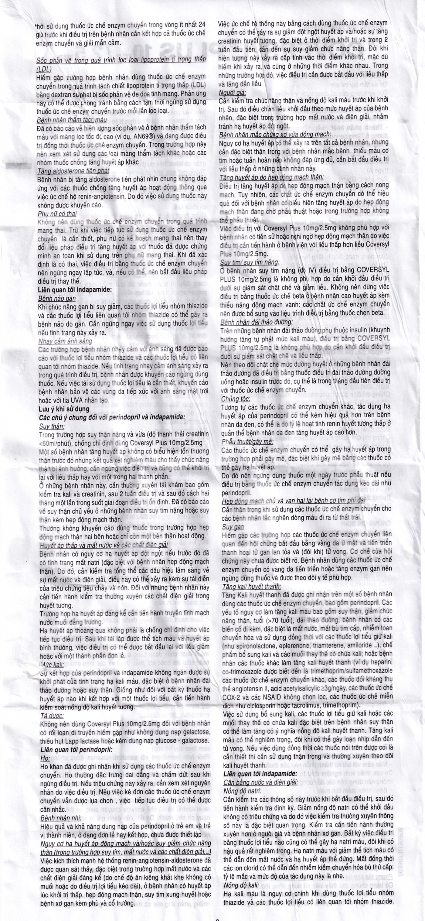 Hình ảnh Thuốc Coversyl Plus 10mg/2.5mg Servier điều trị tăng huyết áp (30 viên)