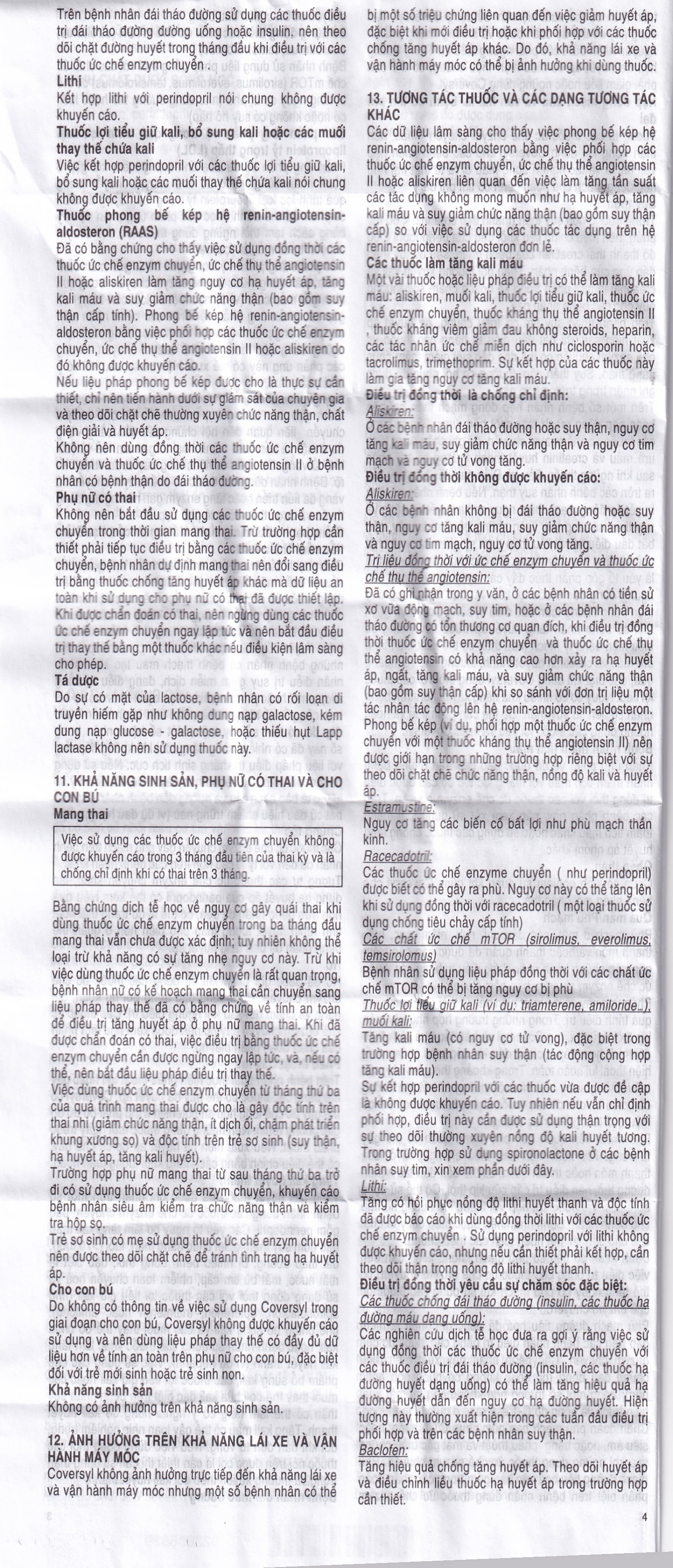 Hình ảnh Thuốc Coversyl 10mg Servier điều trị tăng huyết áp (30 viên)