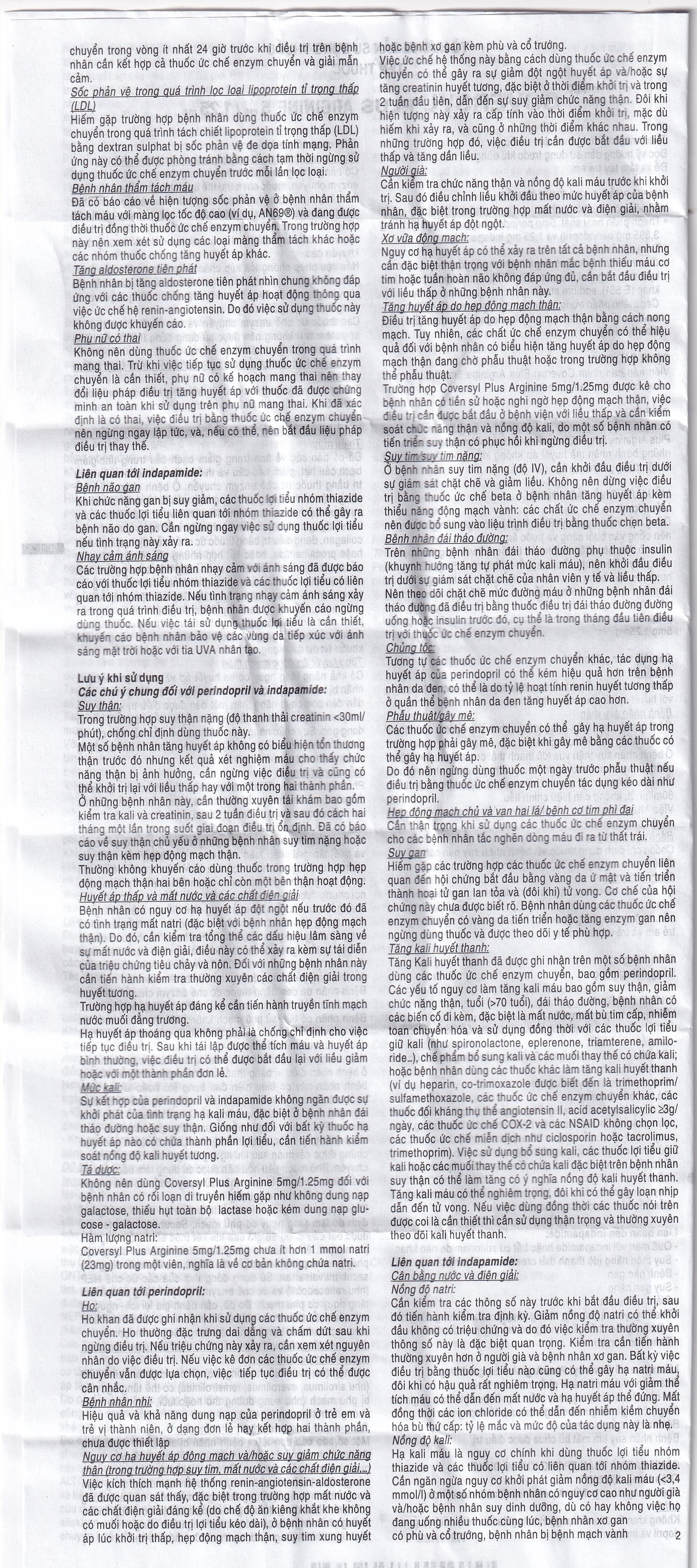 Hình ảnh Thuốc Coversyl Plus 5mg/1.25mg Servier điều trị tăng huyết áp (30 viên)