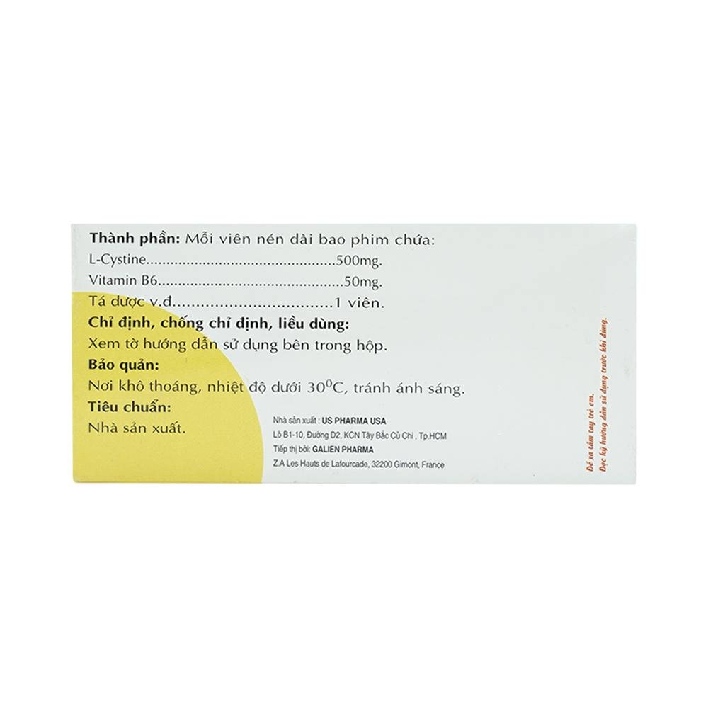 Hình ảnh Thuốc Cysmona Galien điều trị hỗ trợ rụng tóc, tóc chẻ, tóc dễ gãy (6 vỉ x 10 viên)