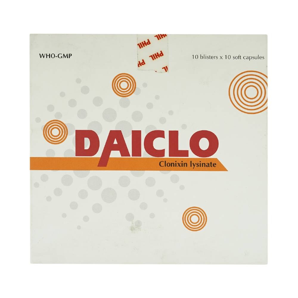 Hình ảnh Thuốc Daiclo 125mg Phil giảm các triệu chứng đau từ nhẹ đến vừa (10 vỉ x 10 viên)