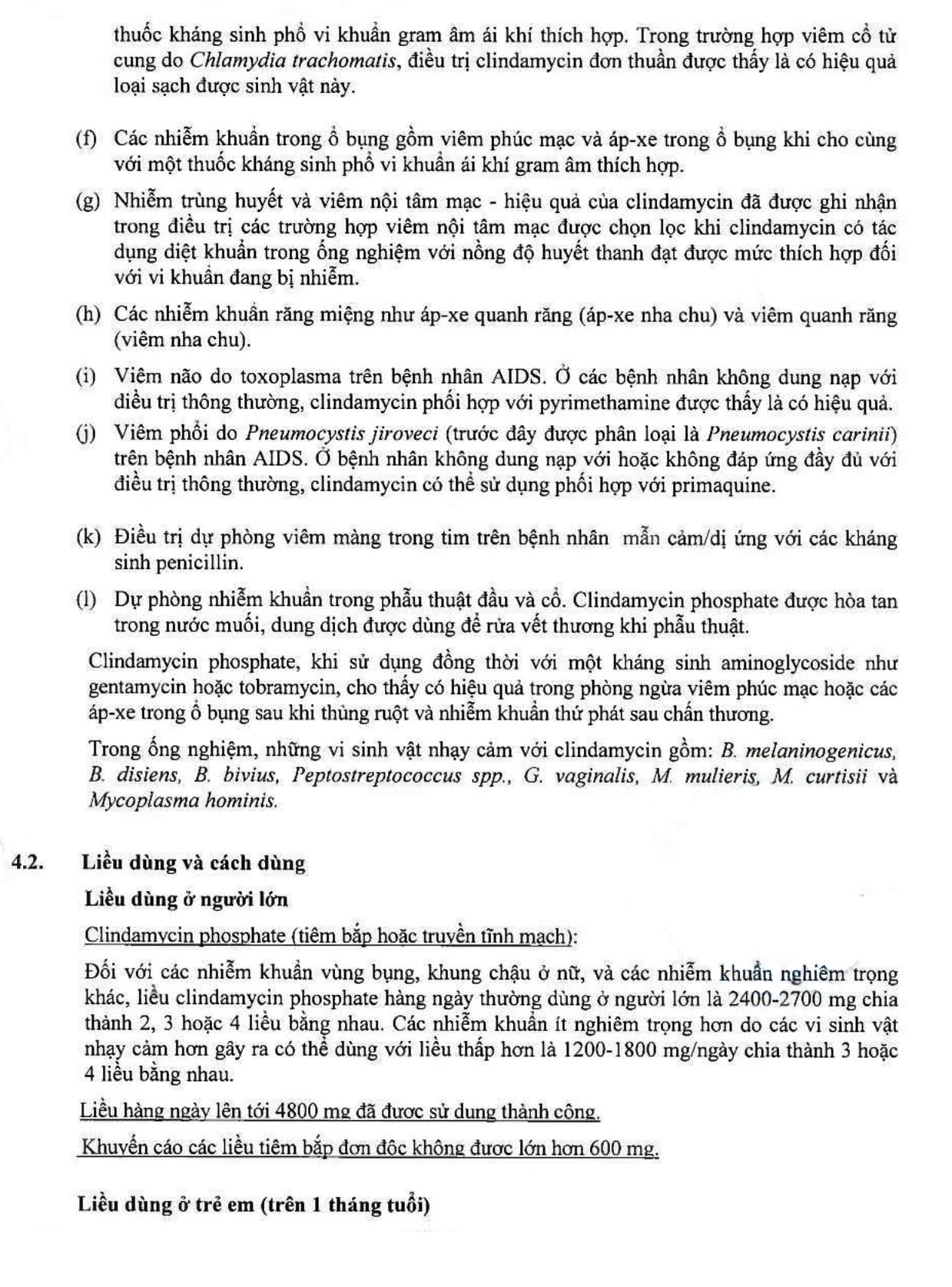 Hình ảnh Thuốc tiêm Dalacin C 600mg/4ml Pfizer điều trị nhiễm khuẩn (4ml)