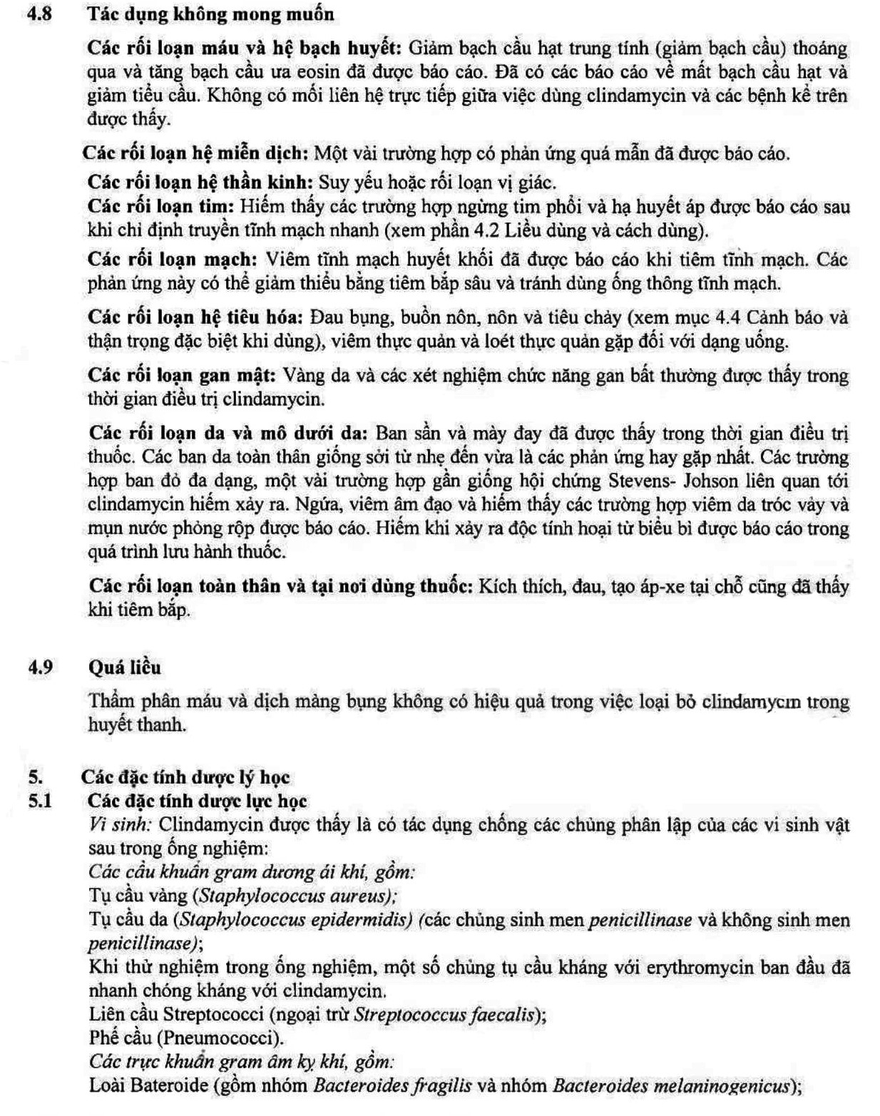 Hình ảnh Thuốc tiêm Dalacin C 600mg/4ml Pfizer điều trị nhiễm khuẩn (4ml)