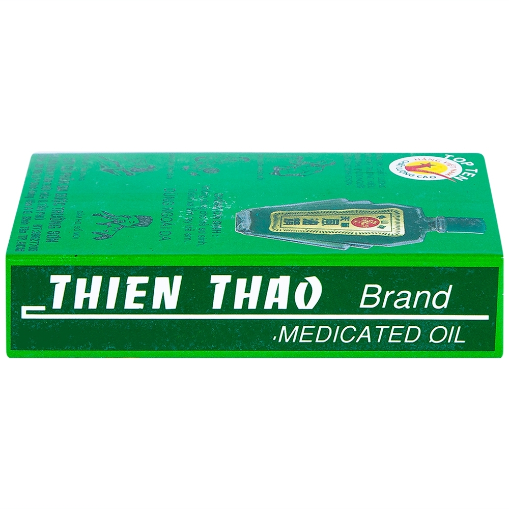 Hình ảnh Dầu gió xanh Thiên Thảo điều trị cảm, ho, sổ mũi, nhứt đầu, say nắng (12ml)