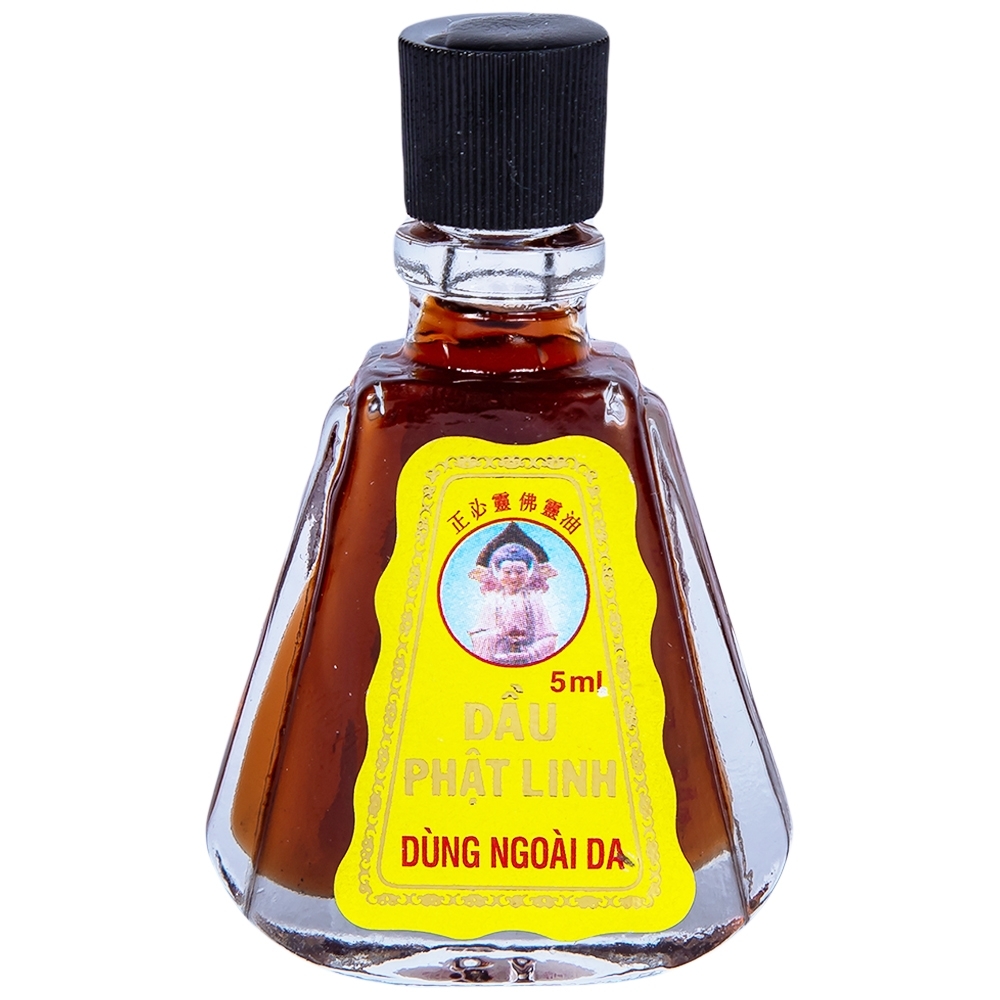 Hình ảnh Dầu Phật Linh Trường Sơn điều trị cảm, ho, sổ mũi, nhức đầu, say nắng (12 chai x 5ml)