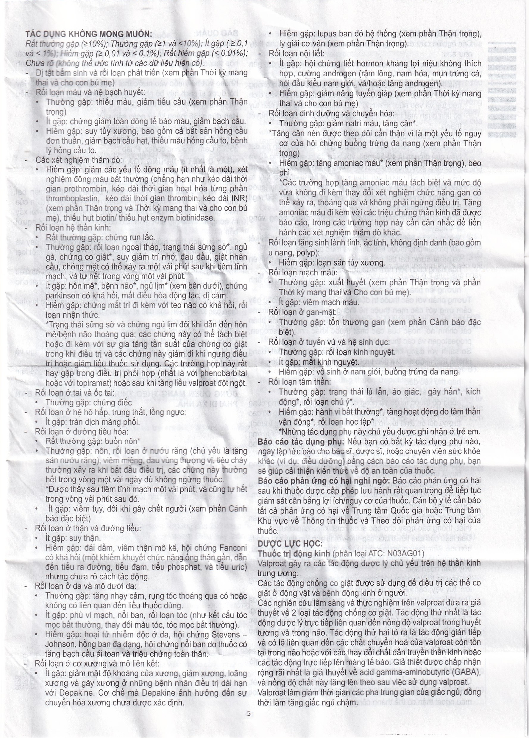 Hình ảnh Thuốc Depakine Chrono 500mg Sanofi điều trị động kinh (30 viên)