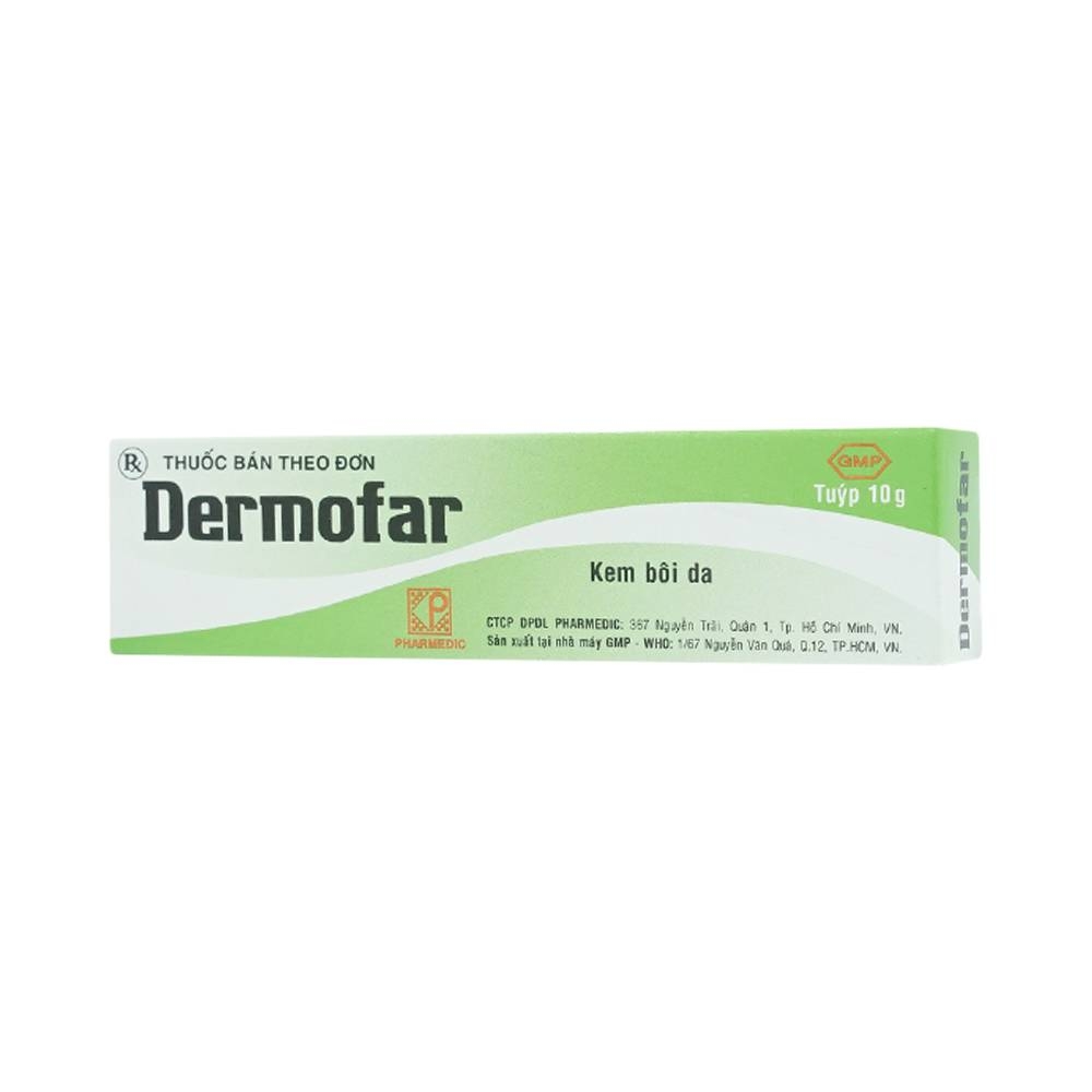 Hình ảnh Kem bôi da Dermofar Pharmedic điều trị viêm da dị ứng, viêm da tiếp xúc (10g)