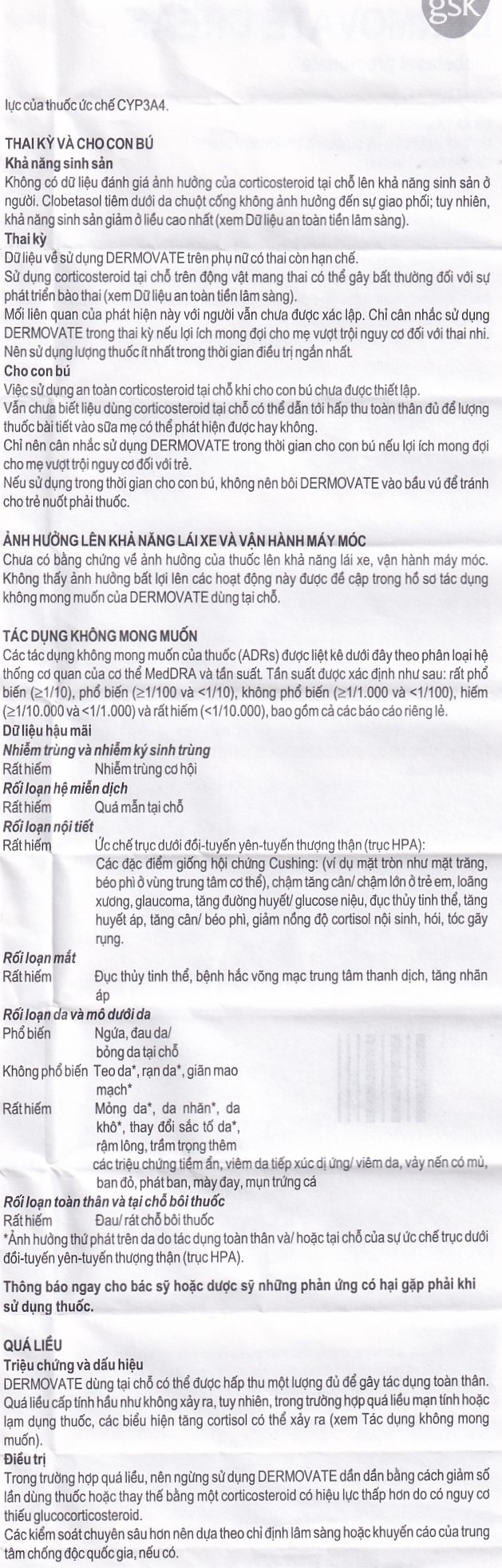 Hình ảnh Kem bôi ngoài da Dermovate Cream GSK điều trị vẩy nến, viêm da, lichen phẳng (15g)