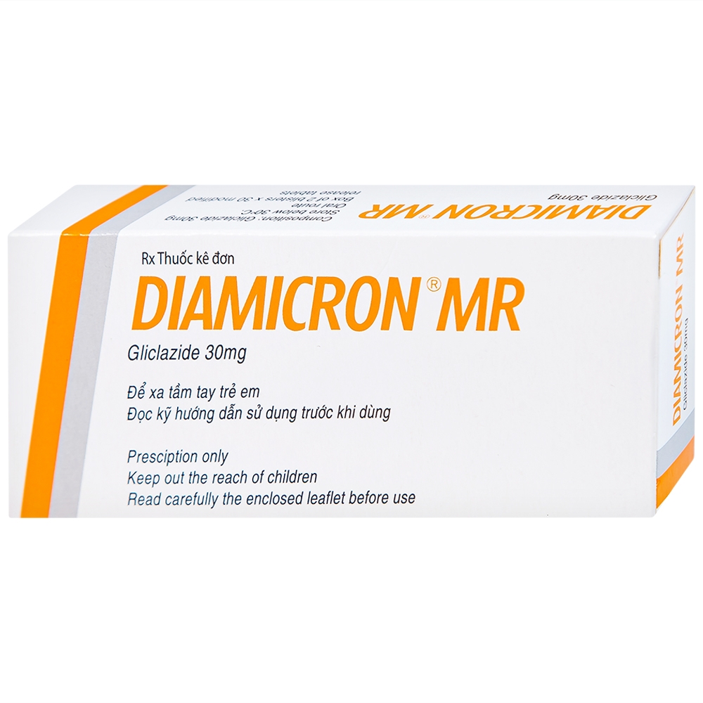 Hình ảnh Thuốc Diamicron MR Servier điều trị tiểu đường típ 2 (2 vỉ x 30 viên)