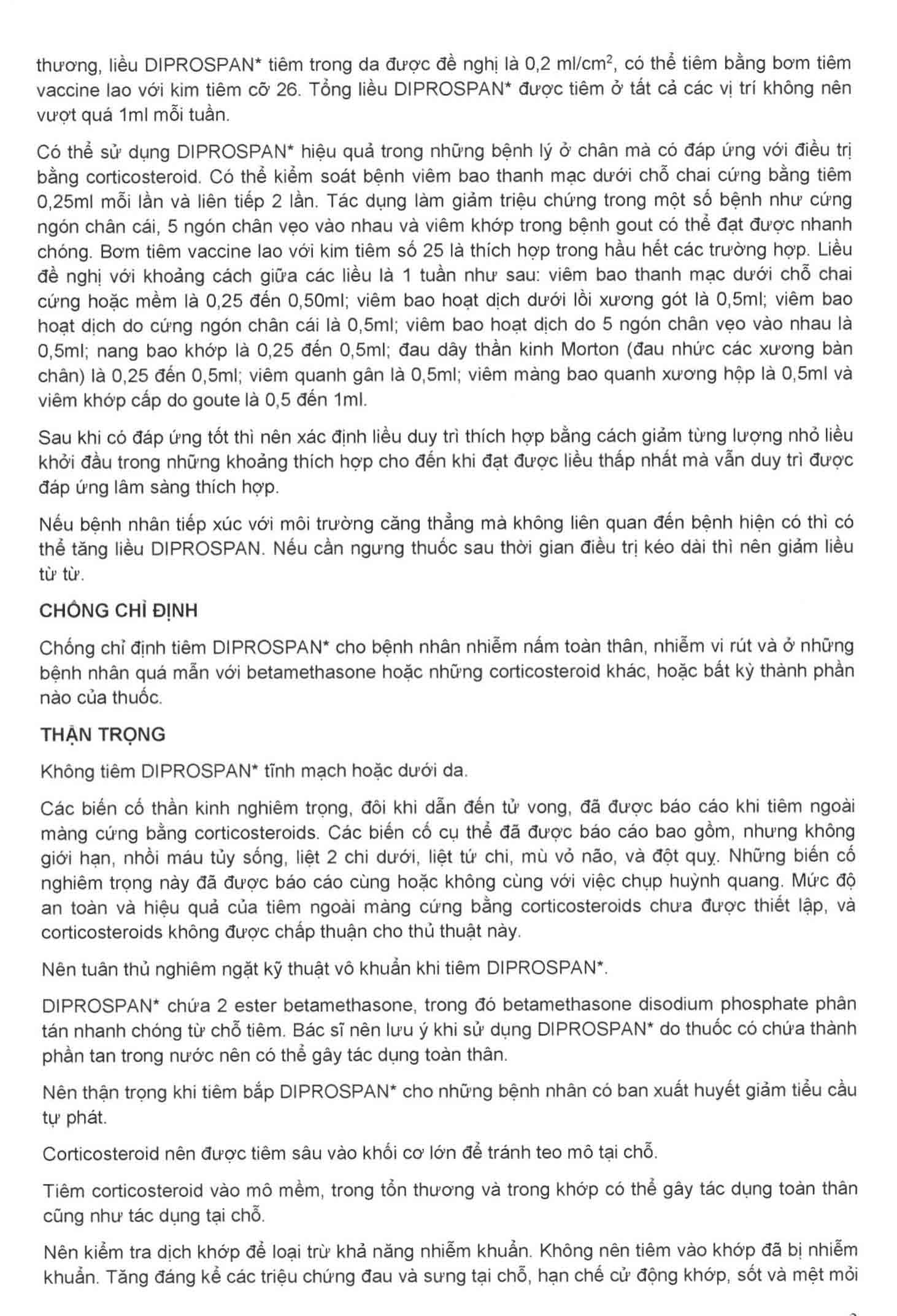 Hình ảnh Thuốc tiêm Diprospan Injection (5+2)mg/ml Merck điều trị các bệnh cơ xương và mô mềm, dị ứng (1 ống x 1ml)