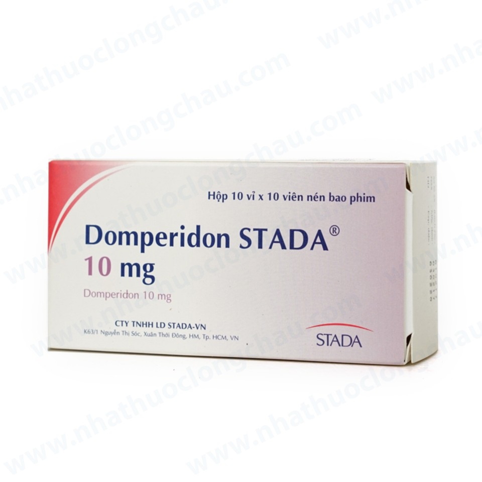 Hình ảnh Thuốc Domperidon 10mg Stada điều trị triệu chứng nôn, buồn nôn (10 vỉ x 10 viên)