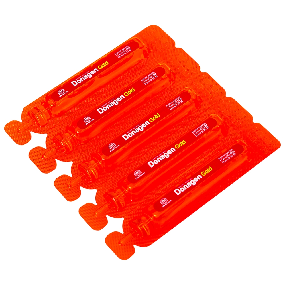 Hình ảnh Dung dịch Donagen Gold Đông Nam Á ăn ngon, ngủ tốt, kích thích hệ tiêu hóa (20 ống x 10ml)