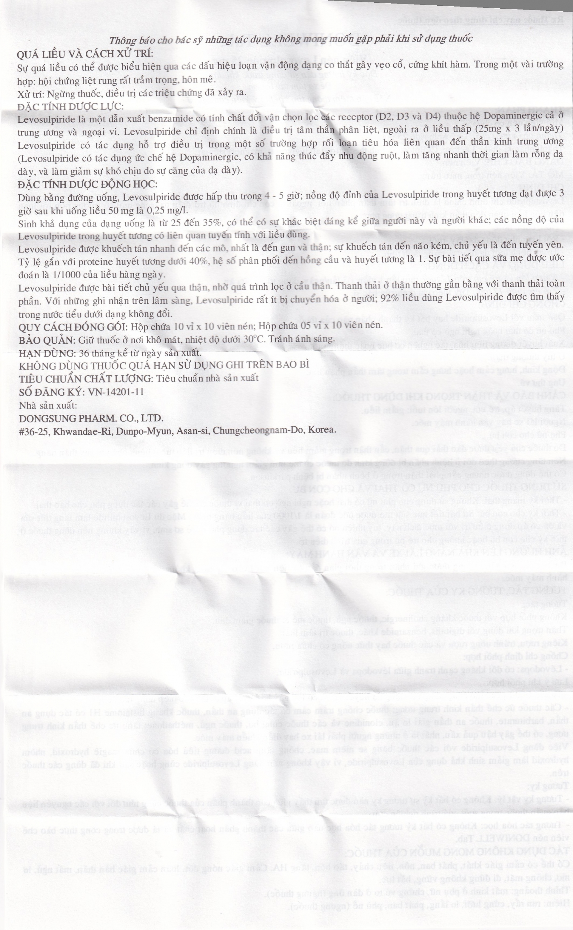 Hình ảnh Thuốc Doniwell Kyung Dong điều trị tâm thần phân liệt (10 vỉ x 10 viên)